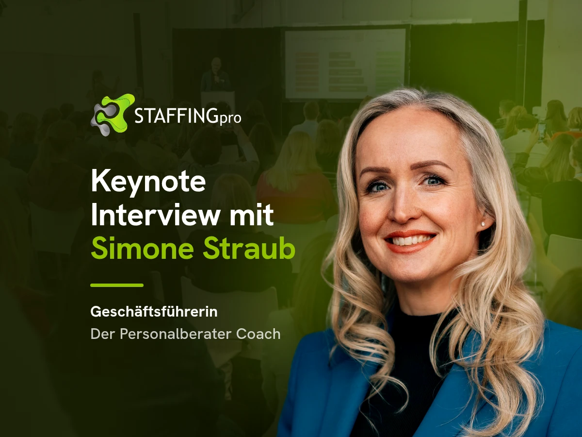 Keynote Interview mit Simone Straub, STAFFINGpro